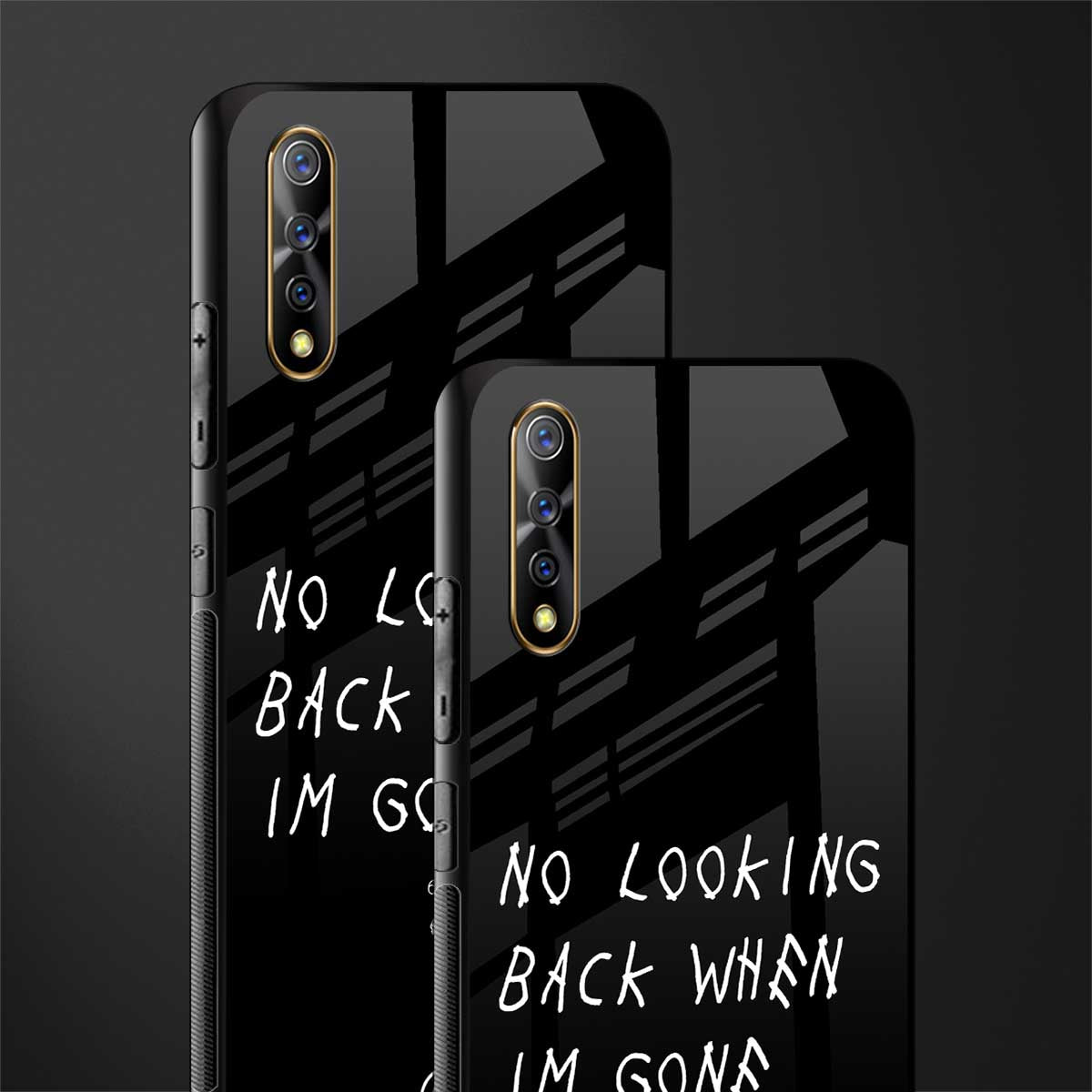 no looking back glass case for vivo z1x image-2