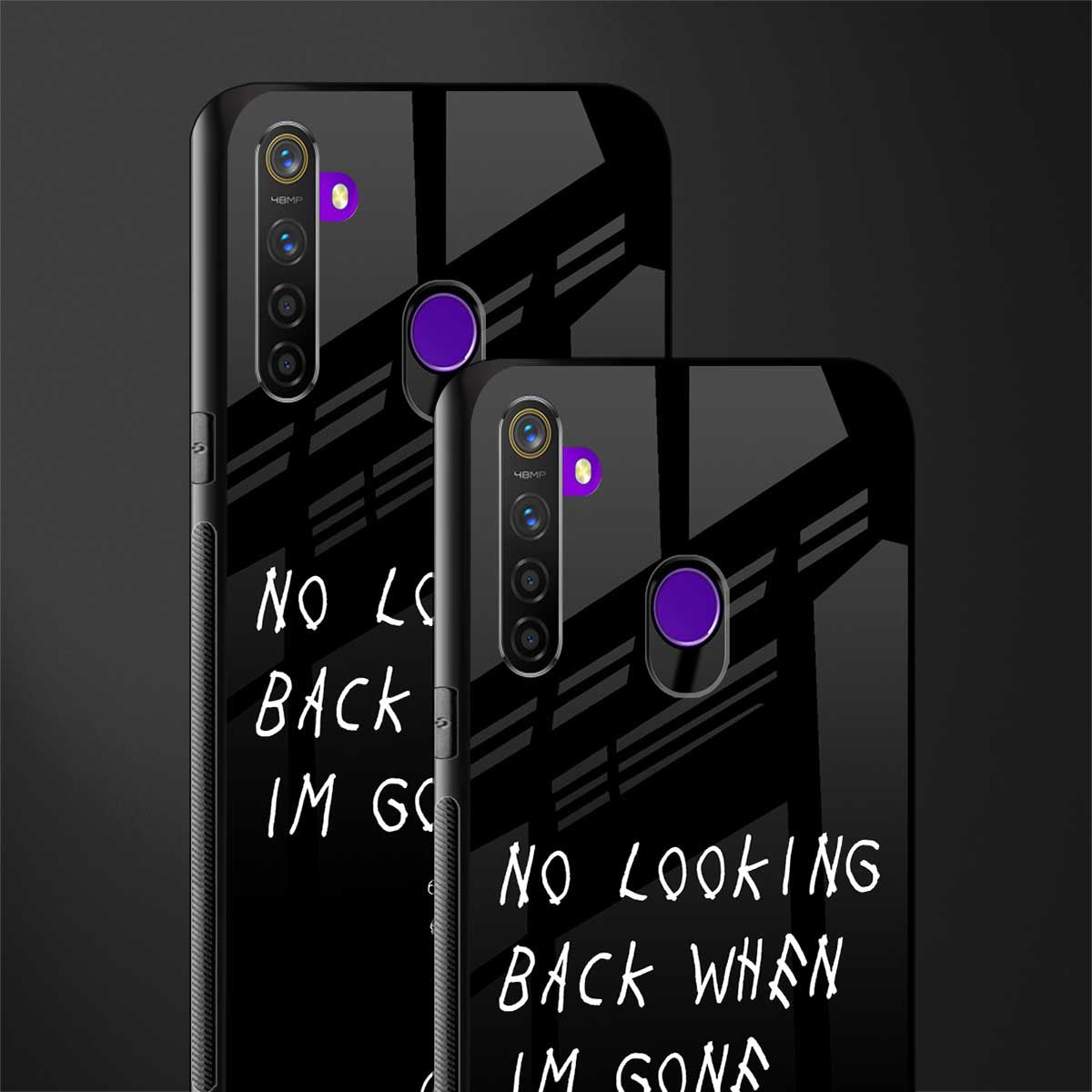 no looking back glass case for realme 5i image-2