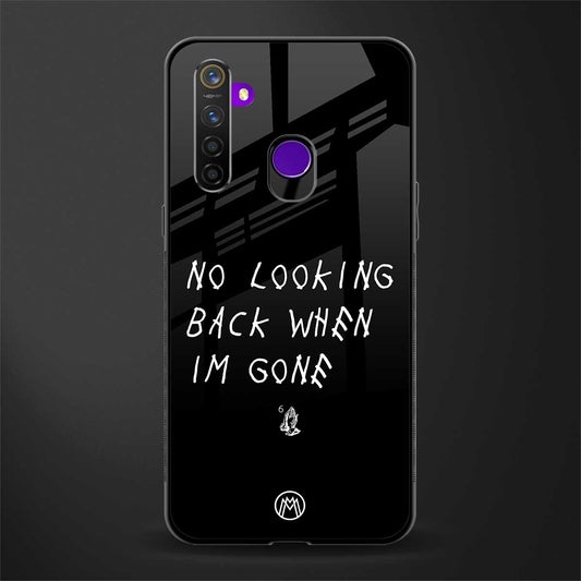 no looking back glass case for realme 5i image