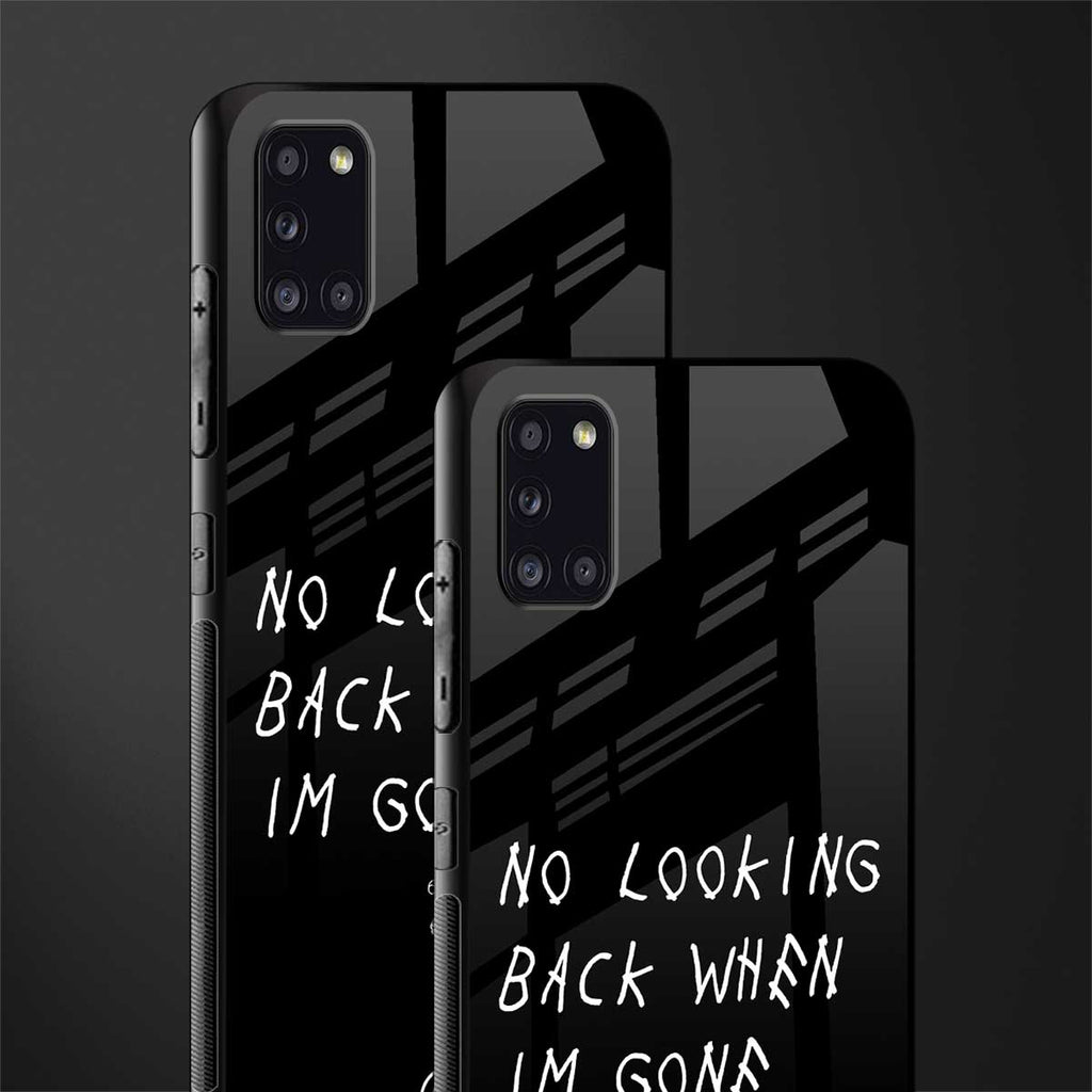 no looking back glass case for samsung galaxy a31 image-2