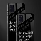 no looking back glass case for samsung galaxy a31 image-2