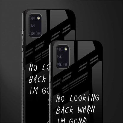 no looking back glass case for samsung galaxy a31 image-2