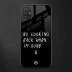 no looking back glass case for samsung galaxy a51 image