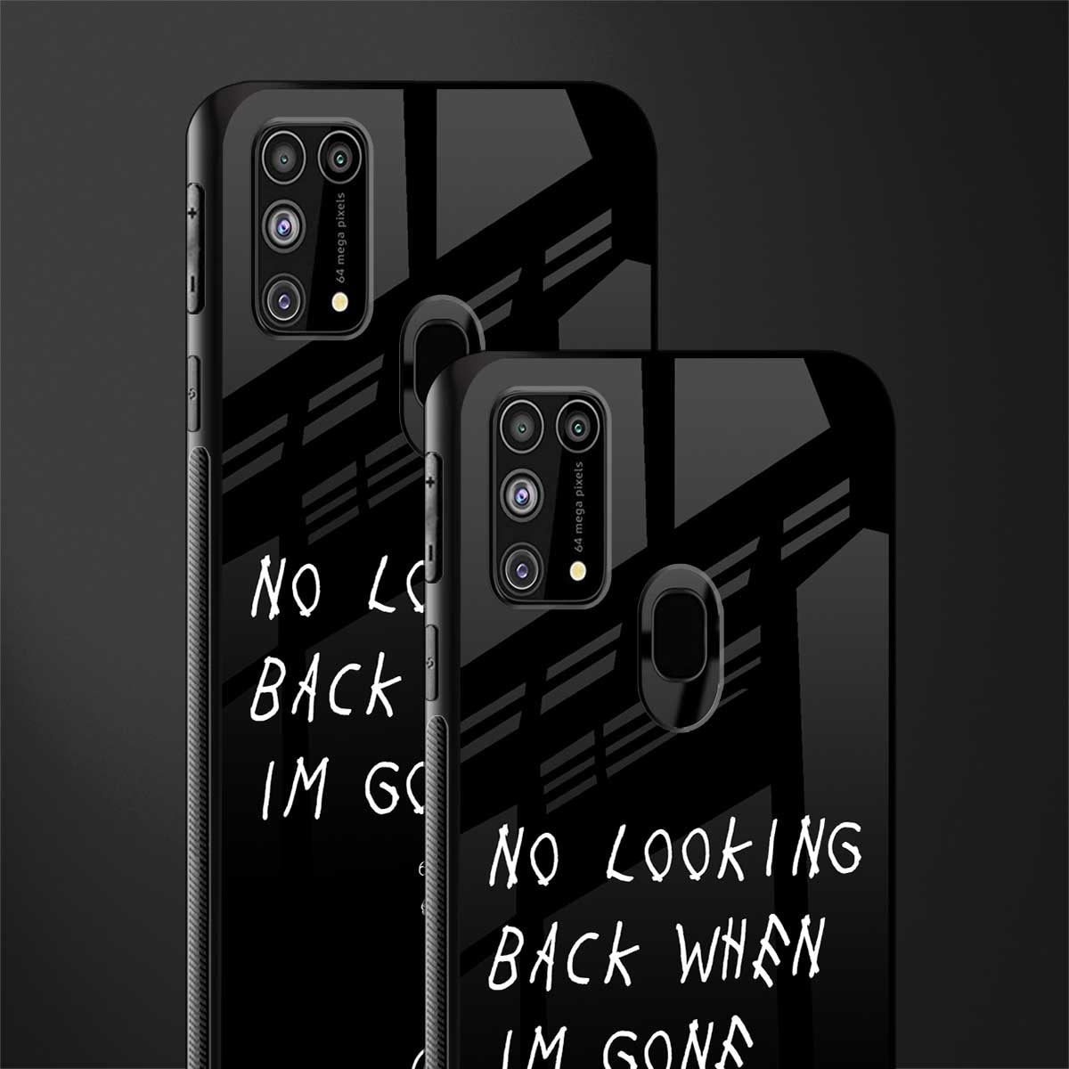 no looking back glass case for samsung galaxy m31 image-2