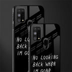 no looking back glass case for samsung galaxy f41 image-2