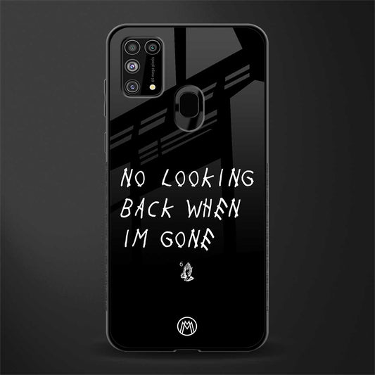 no looking back glass case for samsung galaxy m31 prime edition image