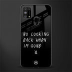 no looking back glass case for samsung galaxy f41 image
