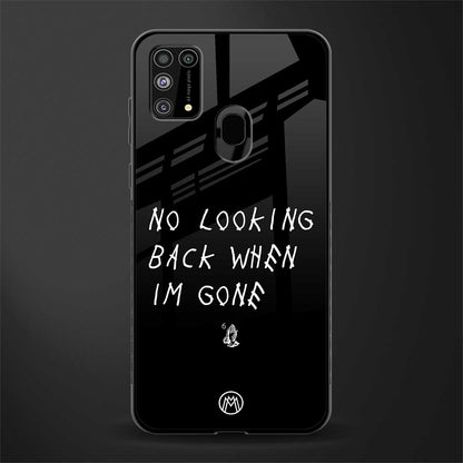 no looking back glass case for samsung galaxy f41 image