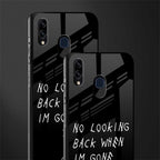 no looking back glass case for samsung galaxy m10s image-2