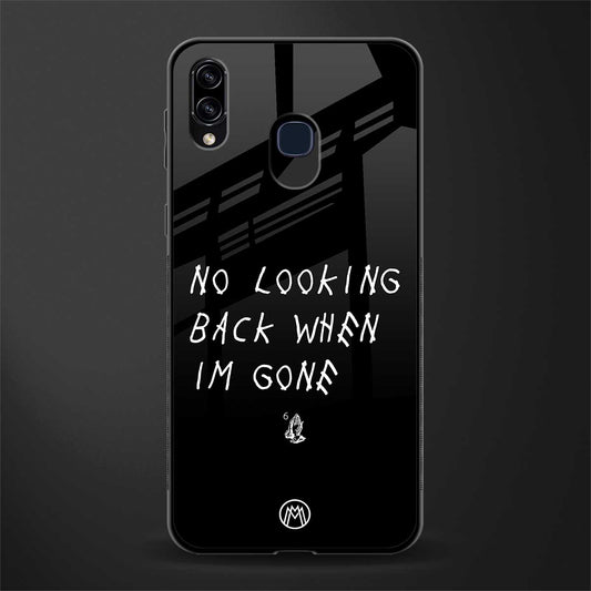 no looking back glass case for samsung galaxy a20 image
