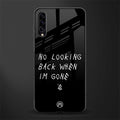 no looking back glass case for samsung galaxy a70 image