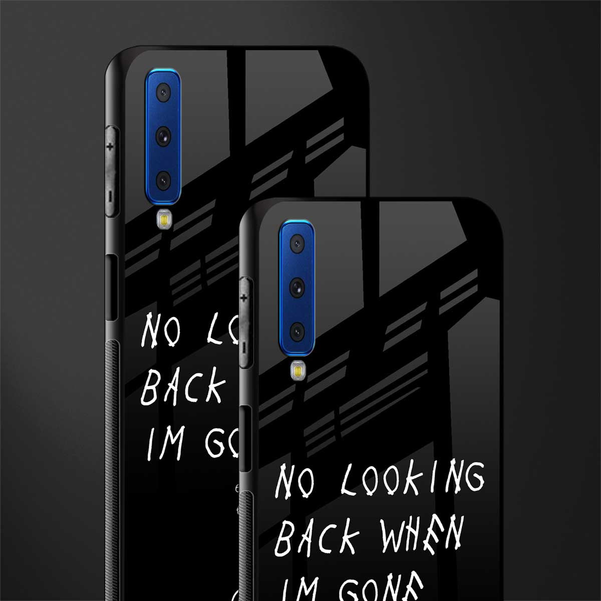 no looking back glass case for samsung galaxy a7 2018 image-2