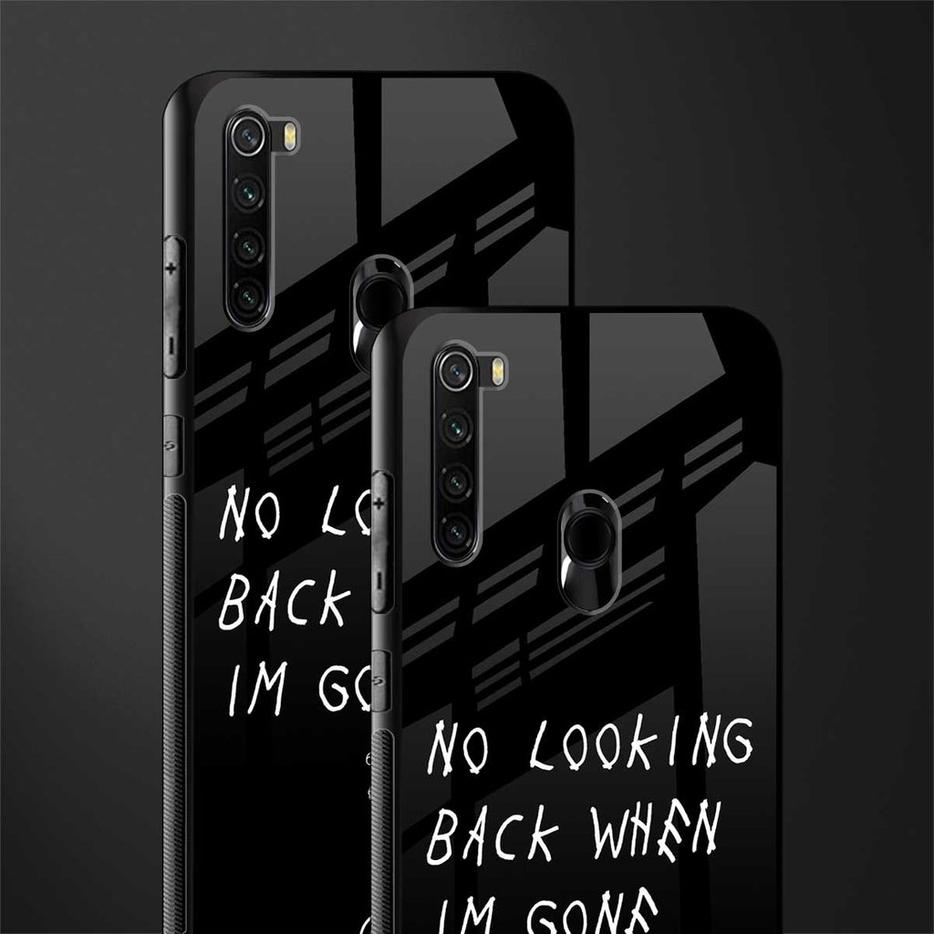 no looking back glass case for redmi note 8 image-2
