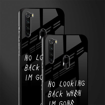 no looking back glass case for redmi note 8 image-2