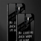 no looking back glass case for redmi note 8 pro image-2