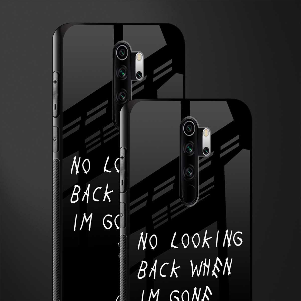 no looking back glass case for redmi note 8 pro image-2
