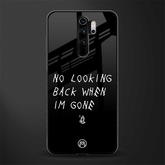 no looking back glass case for redmi note 8 pro image