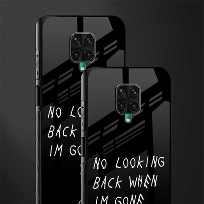 no looking back glass case for redmi note 9 pro max image-2