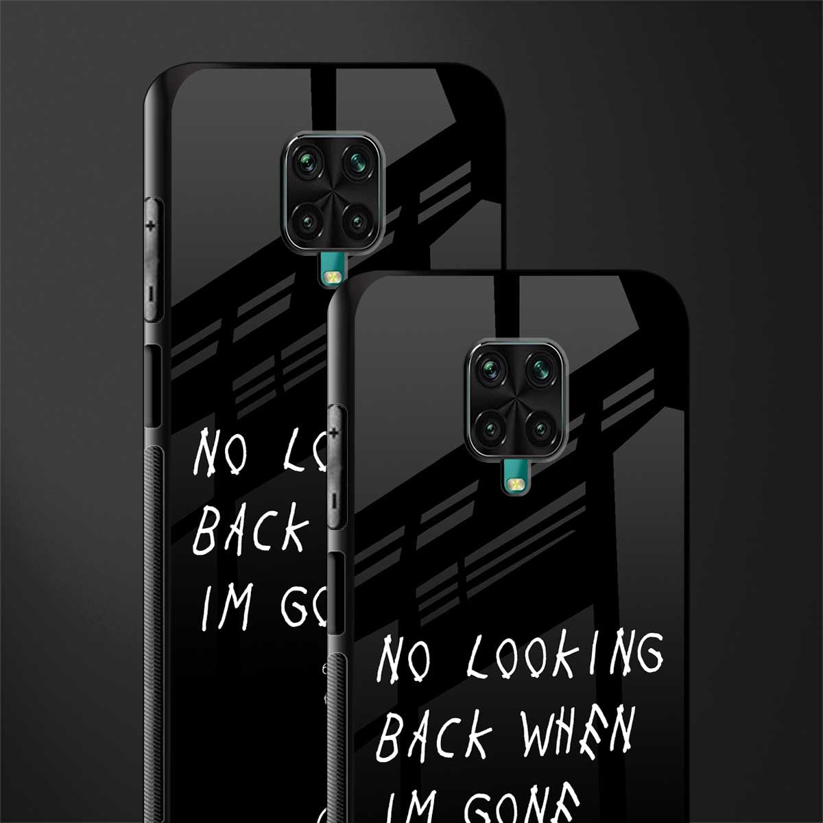 no looking back glass case for redmi note 9 pro image-2
