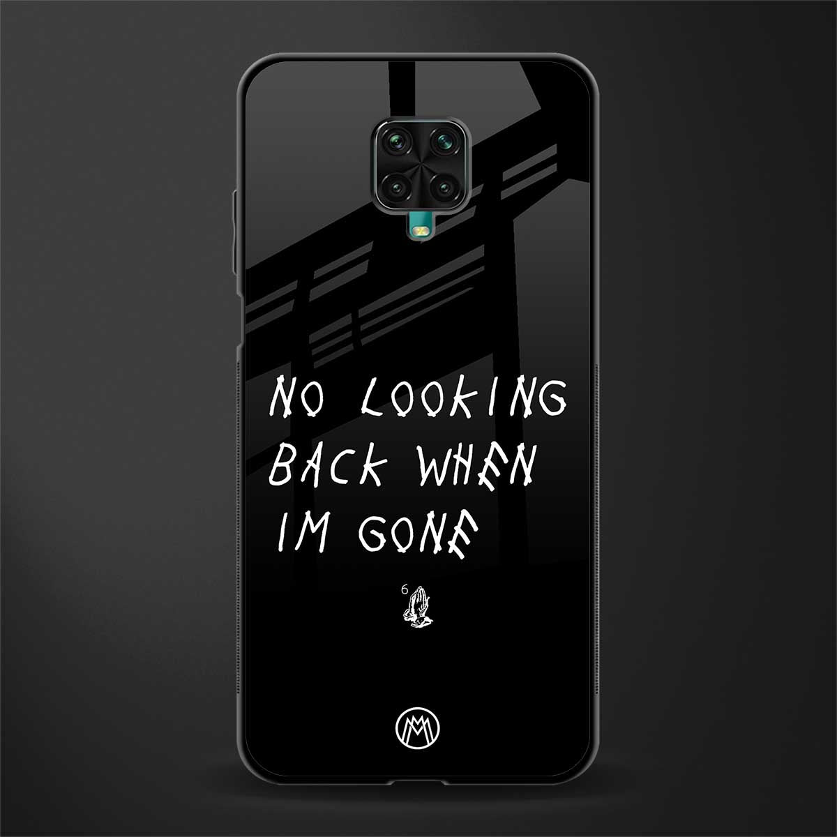 no looking back glass case for redmi note 9 pro image