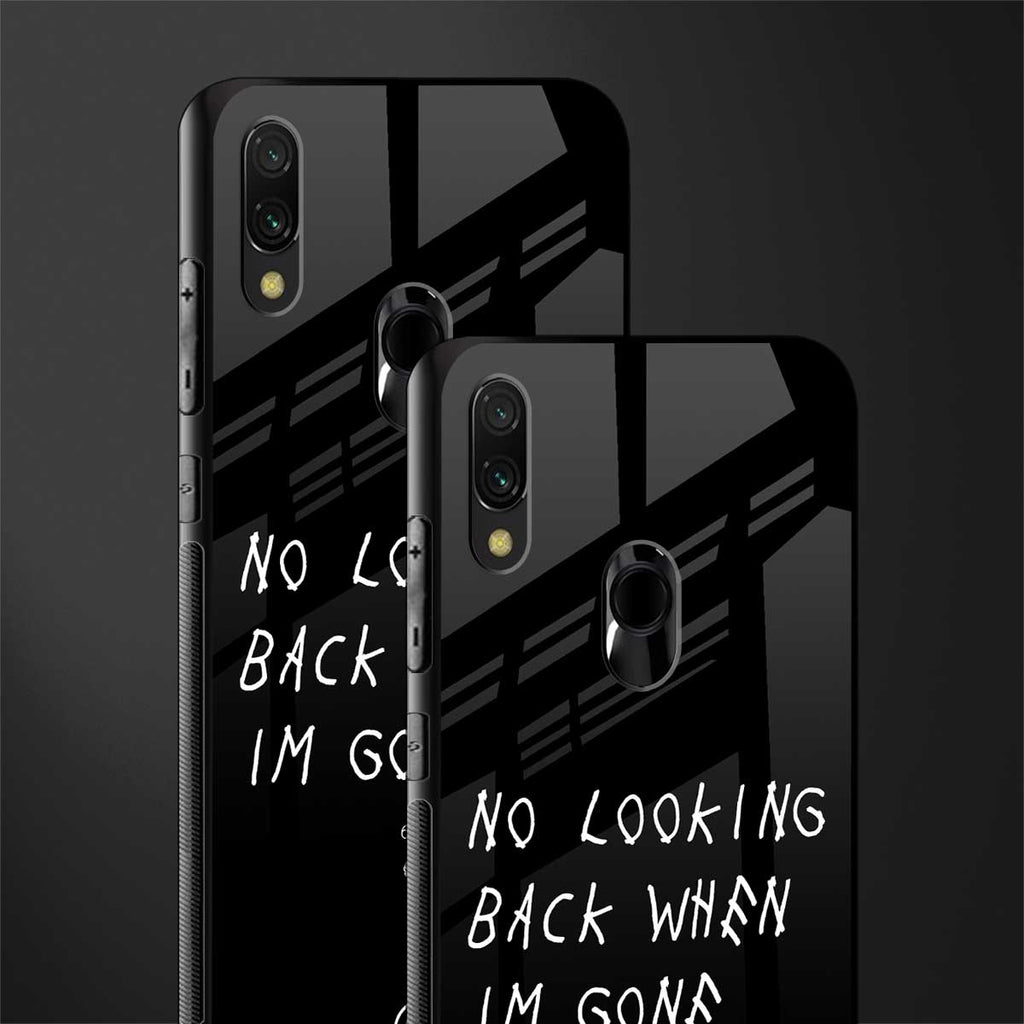 no looking back glass case for redmi note 7 pro image-2