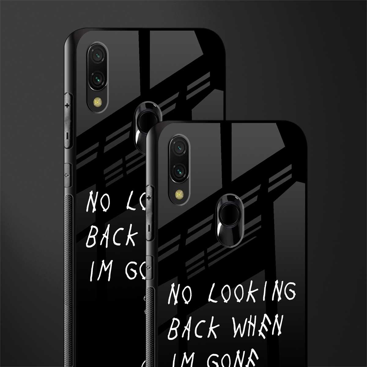 no looking back glass case for redmi note 7 pro image-2