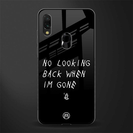 no looking back glass case for redmi note 7 pro image