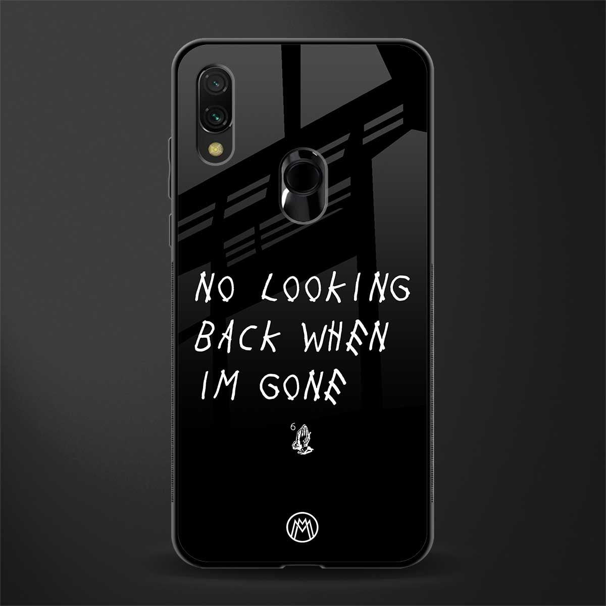 no looking back glass case for redmi y3 image