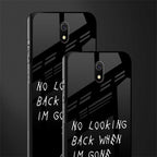 no looking back glass case for redmi 8a image-2