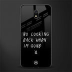no looking back glass case for redmi 8a image
