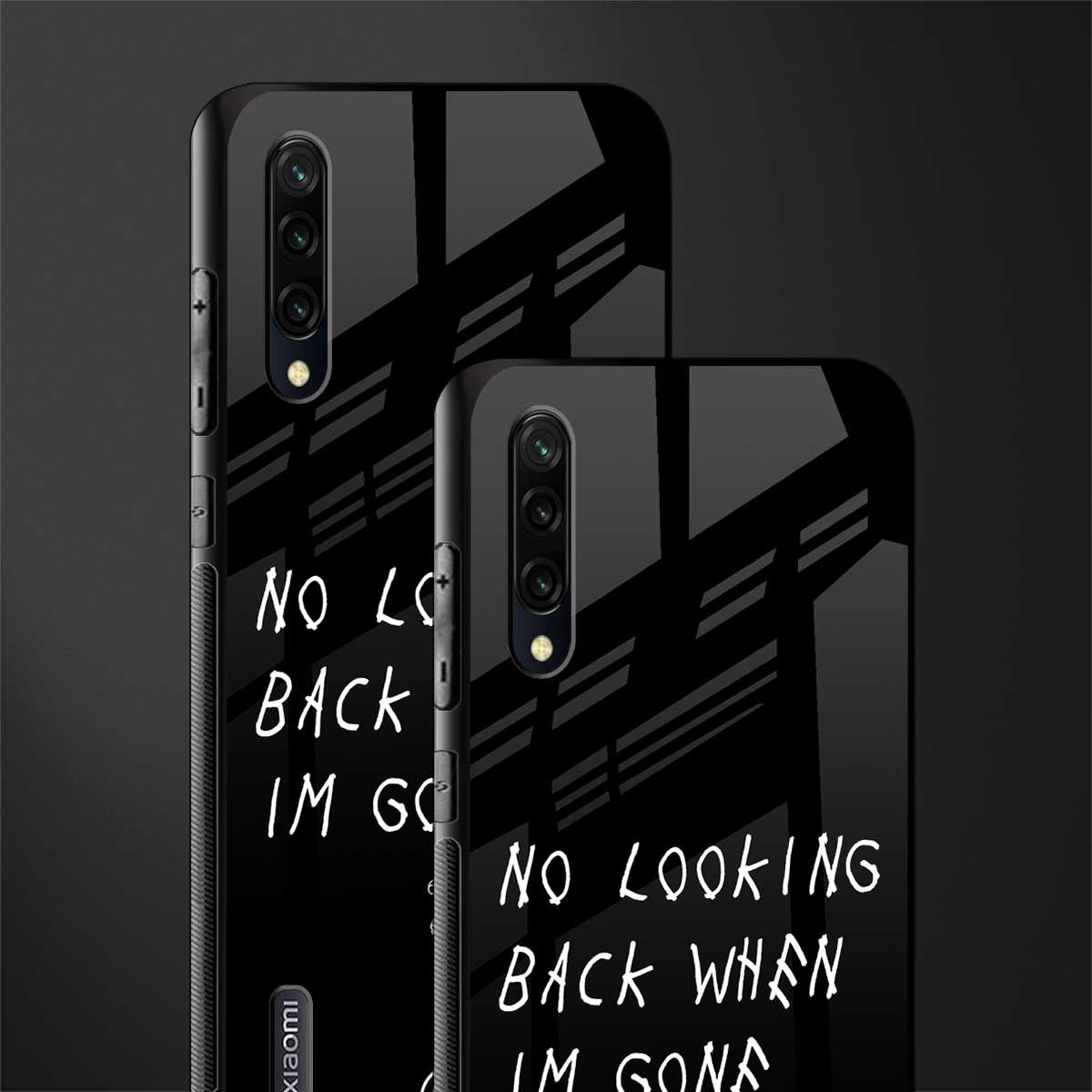 no looking back glass case for mi a3 redmi a3 image-2