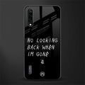 no looking back glass case for mi a3 redmi a3 image
