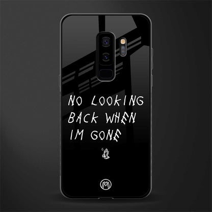 no looking back glass case for samsung galaxy s9 plus image