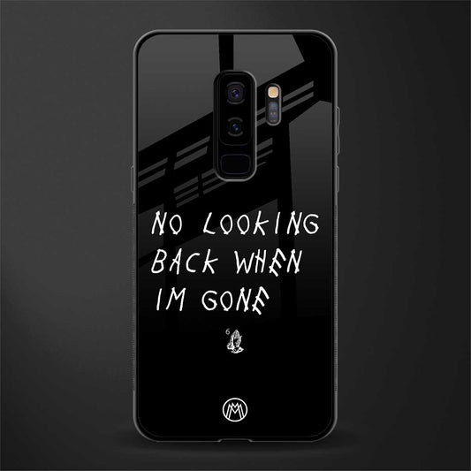 no looking back glass case for samsung galaxy s9 plus image