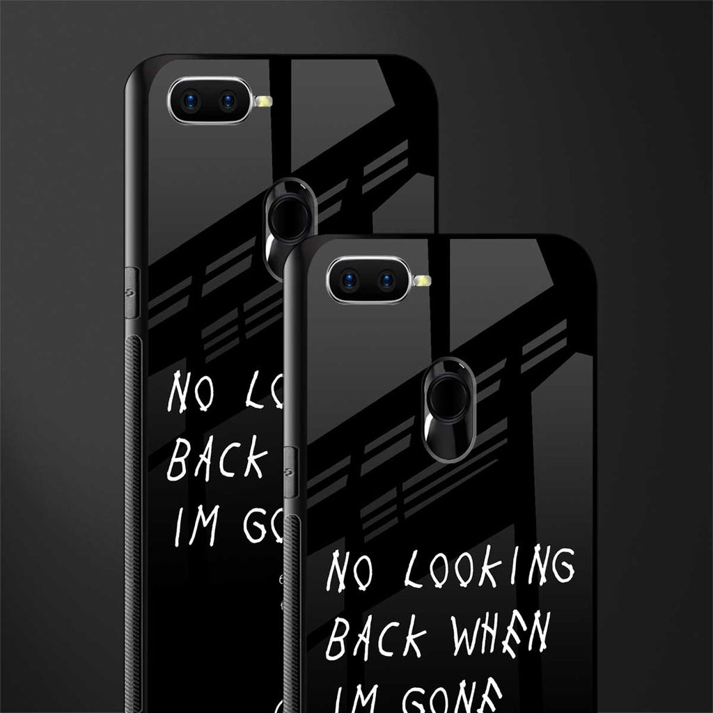 no looking back glass case for oppo a12 image-2
