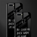 no looking back glass case for oppo a12 image-2