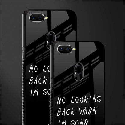 no looking back glass case for oppo a7 image-2