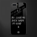 no looking back glass case for oppo a12 image