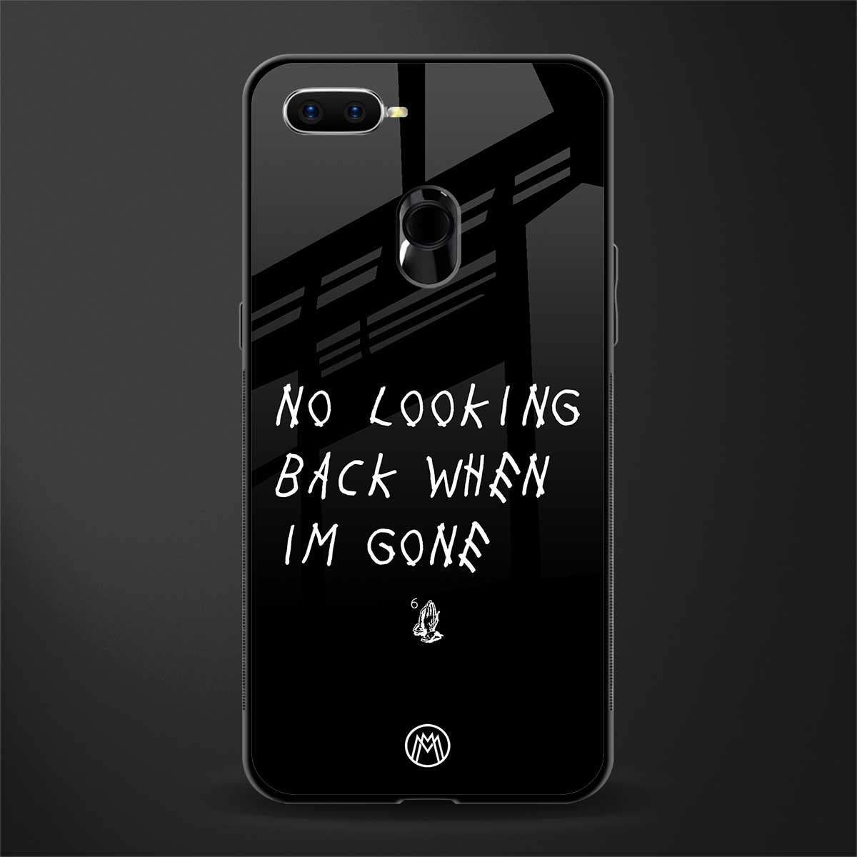 no looking back glass case for oppo a12 image