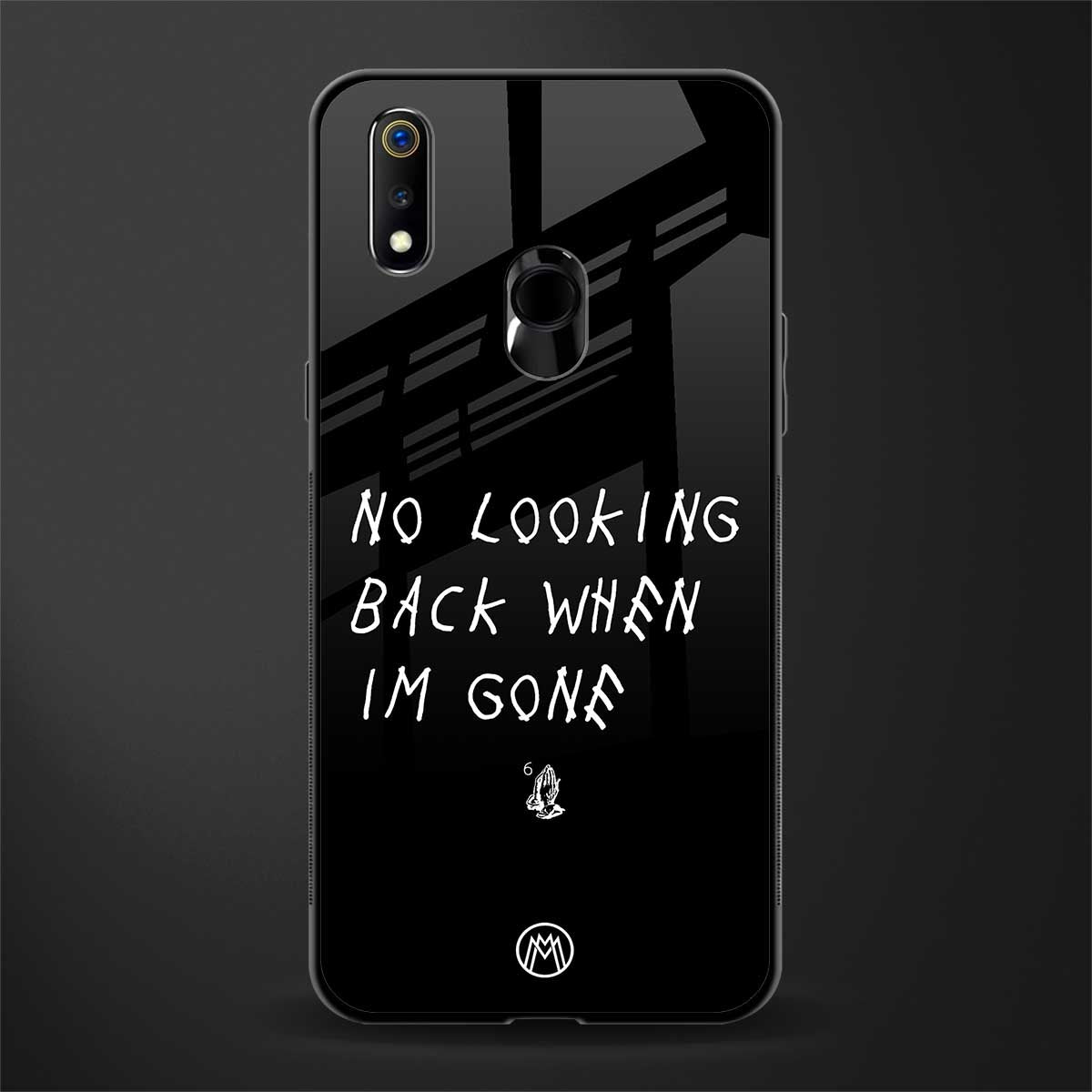 no looking back glass case for realme 3 pro image