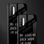 no looking back glass case for realme x2 image-2