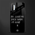 no looking back glass case for realme x2 image