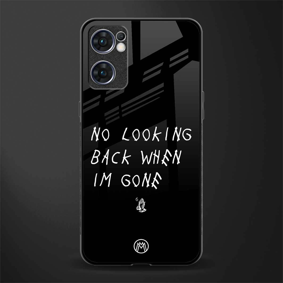 no looking back glass case for oppo reno7 5g image