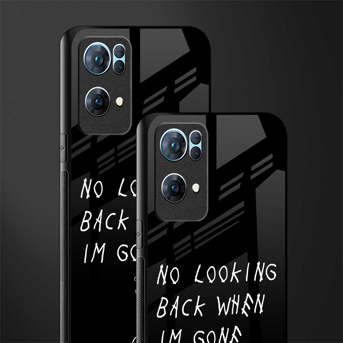 no looking back glass case for oppo reno7 pro 5g image-2