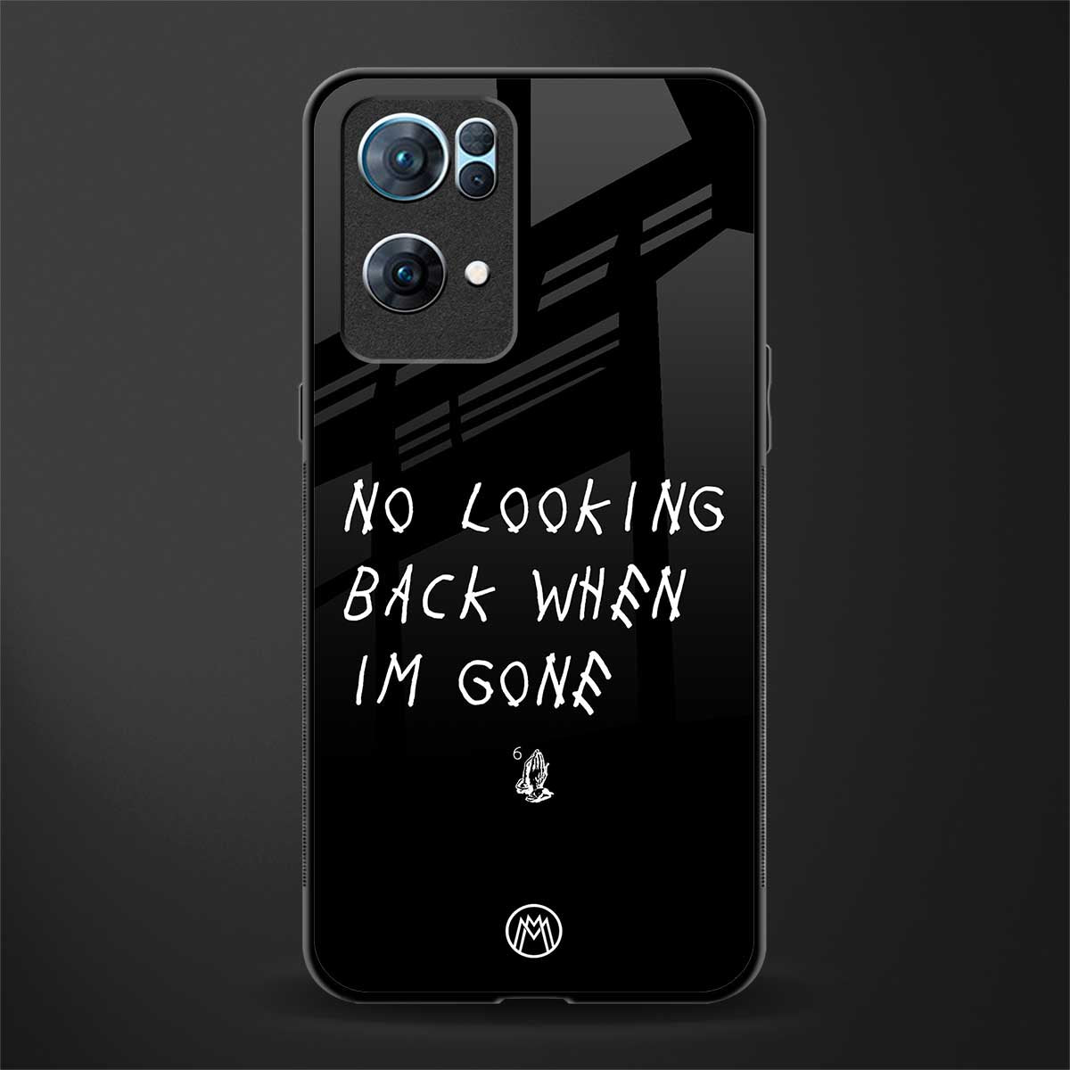 no looking back glass case for oppo reno7 pro 5g image