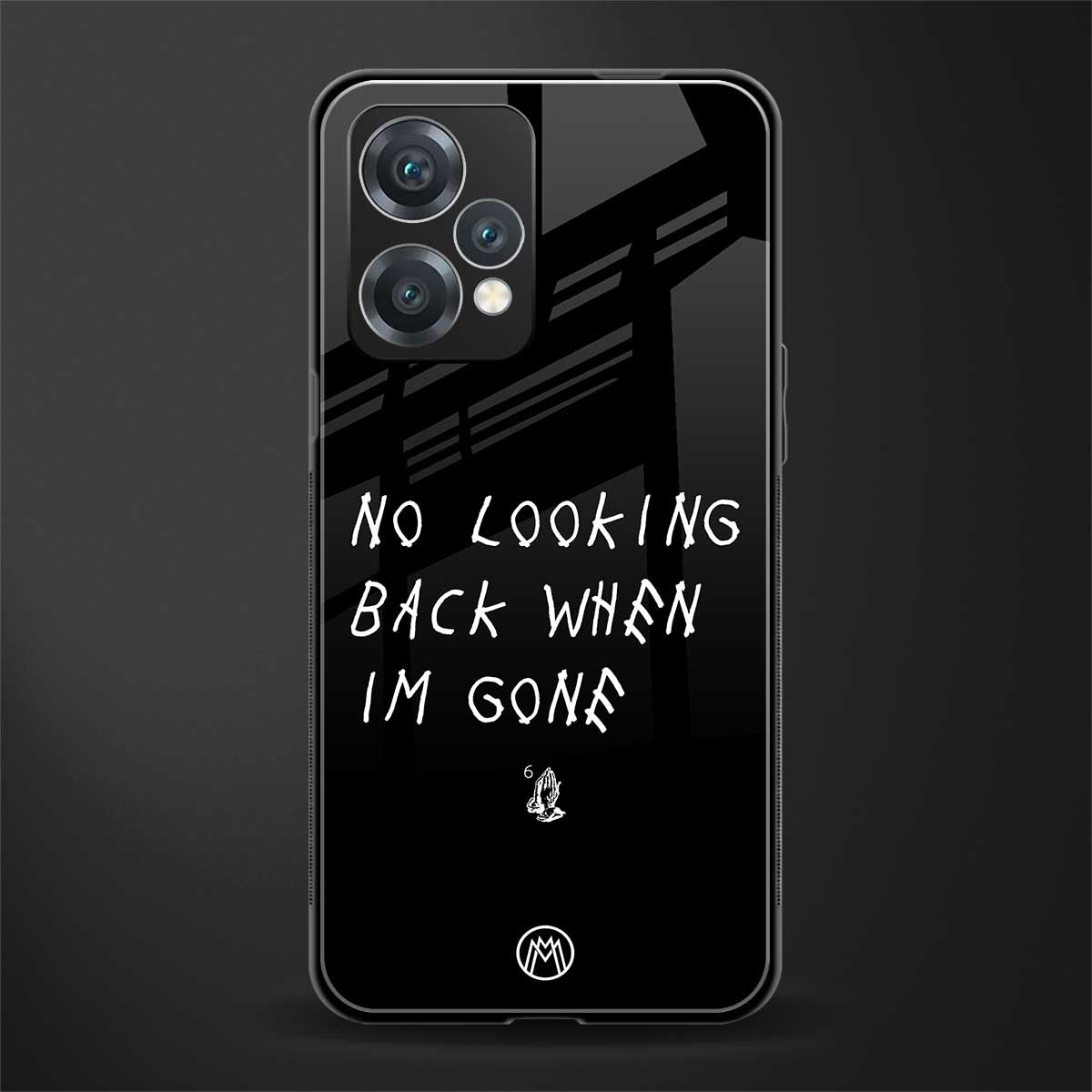 no looking back back phone cover | glass case for realme 9 pro 5g