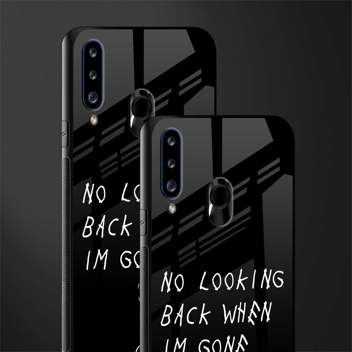 no looking back glass case for samsung galaxy a20s image-2