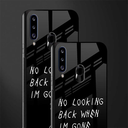 no looking back glass case for samsung galaxy a20s image-2