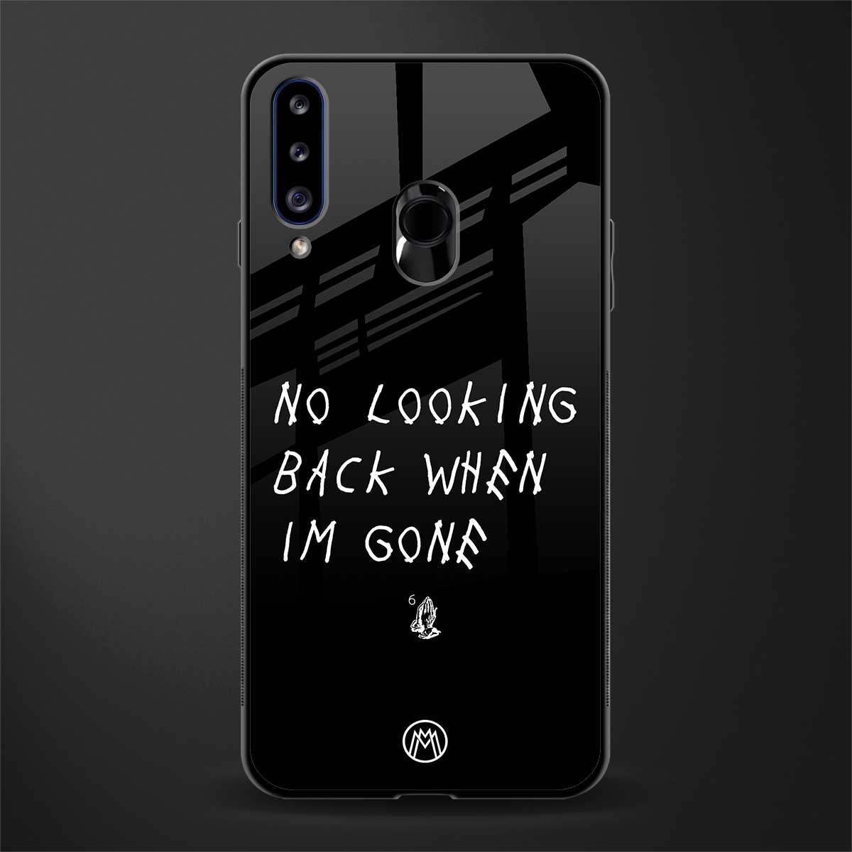 no looking back glass case for samsung galaxy a20s image