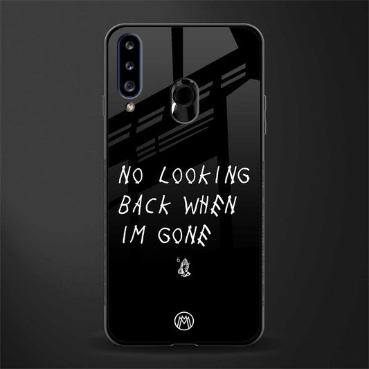 no looking back glass case for samsung galaxy a20s image